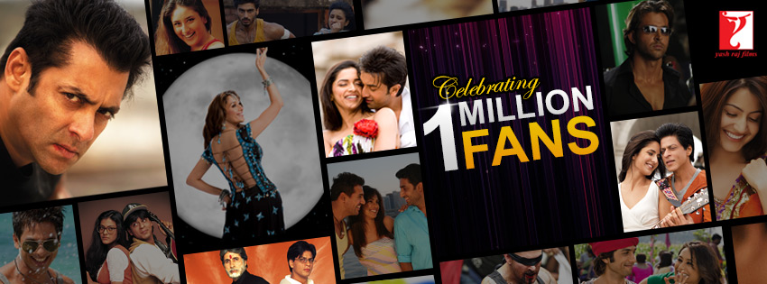 Yash Raj Films Celebrates a Million Fans on Facebook